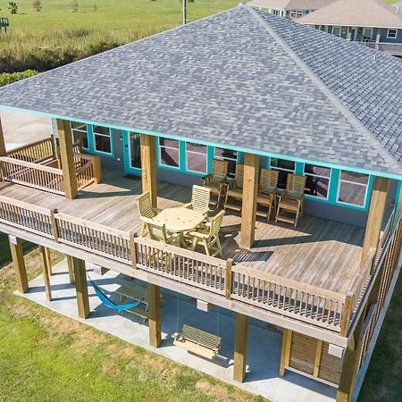 Stylish 4Br Crystal Beach Retreat Walk To Beach Bolivar Peninsula ภายนอก รูปภาพ